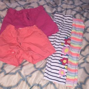 Girls legging and short bundle cat and jack